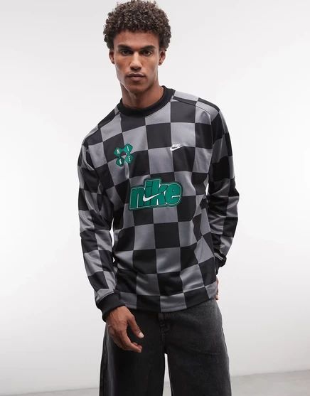 Мужской лонгслив Nike Club Goalie, черный