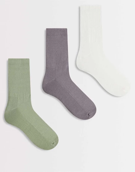 Спортивные носки ASOS DESIGN из 3 упаковок в мульти-упаковке