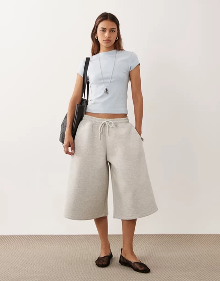 Женские шорты-бермуды ASOS Design, серые