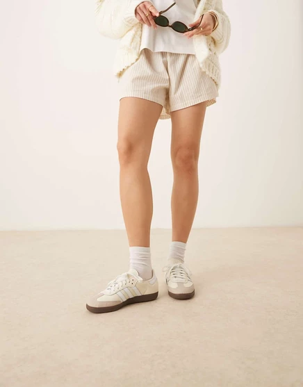 кроссовки adidas Originals samba темно-белого цвета ivory