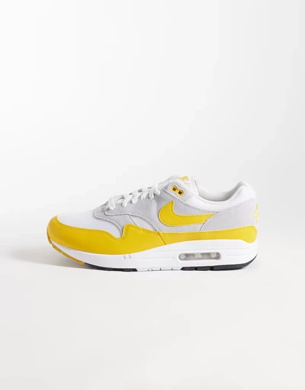 Мужские кроссовки nike air max 1 se, оранжево-белые