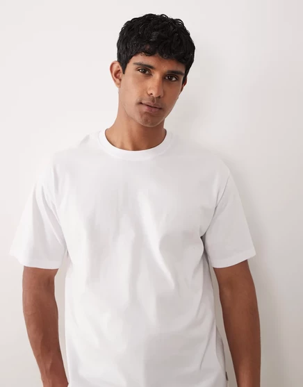 Мужская футболка Jack & Jones Essentials, белая