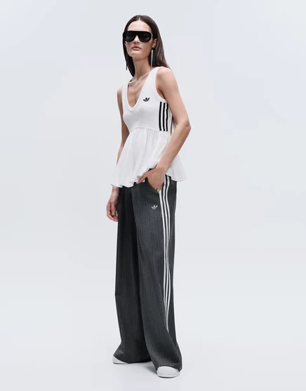 Женский топ Adidas Originals x ASOS Peplum, белый