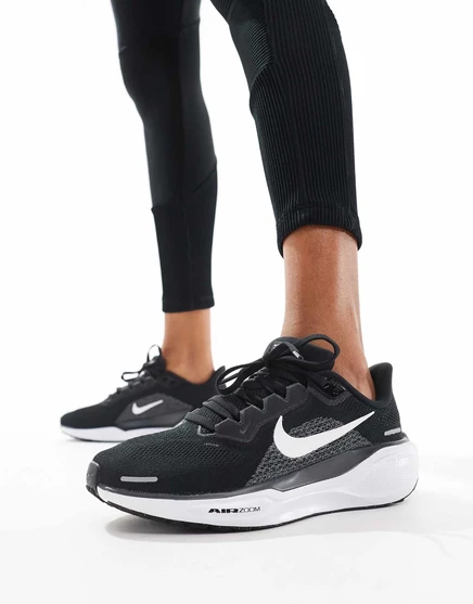 Кроссовки Nike Running Zoom Pegasus 41 черно-белого цвета black