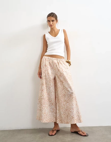 Женские кюлоты Topshop A-line из поплина, разноцветные