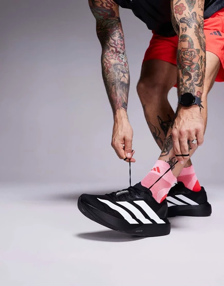 Кроссовки adidas для бега Adizero Evo SL черно-белого цвета black