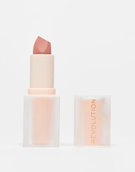 Revolution Lip Allure Мягкая атласная губная помада Brunch Pink Nude pink nude