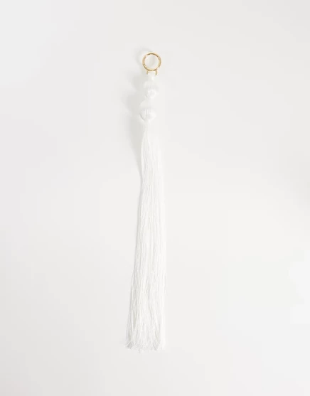 Женская подвеска для сумки ASOS Design, кремовая