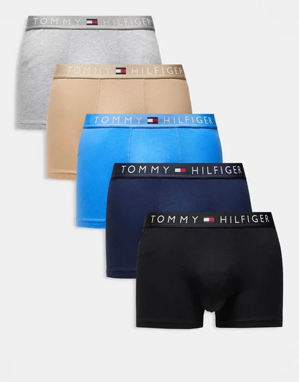 Мужские трусы-брифы Tommy Hilfiger 5 шт., разноцветные