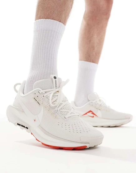 Кроссовки Nike Running ReactX Pegasus Trail 5 белого и красного цветов white