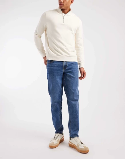 Мужские джинсы ASOS Design зауженные стрейч, тёмно-синие