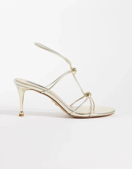 Женские сандалии Steve Madden Ramos на каблуке, золотые
