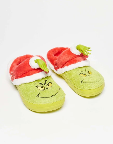 Унисекс кроксы Crocs Classic Grinch, зеленые