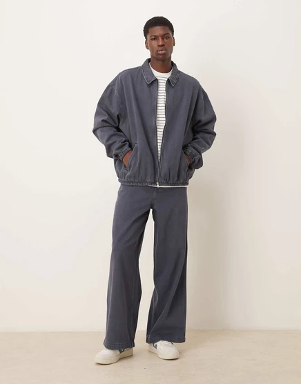 Мужские джинсы ASOS Design Super Baggy, темно-синие