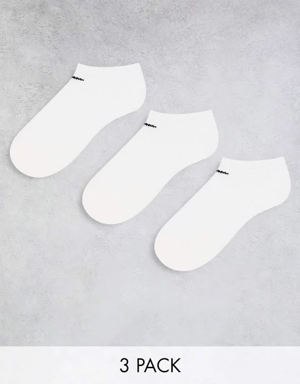 Носки для кроссовок Nike Training Everyday Cushioned 3 шт. в белом цвете white