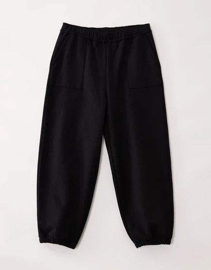Фирменные спортивные брюки ASOS COLLECTIVE AC-B-2571 с манжетами для тяжеловесов черного цвета  black