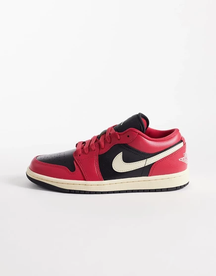 Женские кроссовки Jordan Air Jordan 1 Low, красно-черные