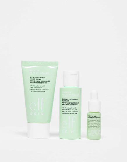 Женский набор e.l.f. Blemish Breakthrough для контроля высыпаний