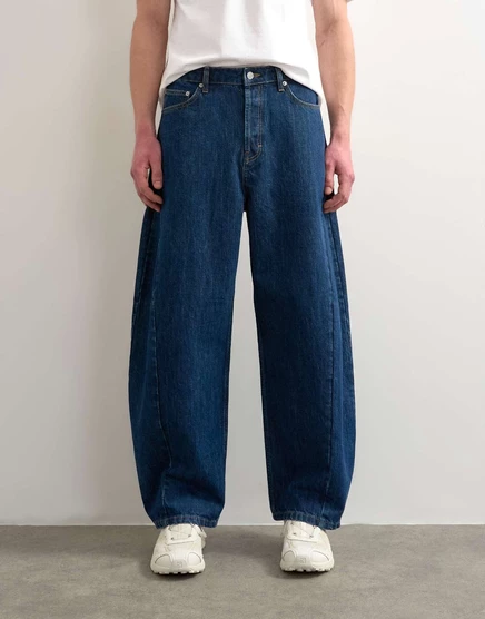 Мужские джинсы Topman Rigid Barrel, темно-синие