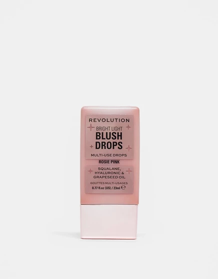 Революционные яркие легкие румяна в каплях розового цвета- Rosie pink rosie