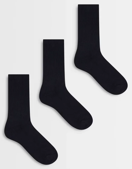 Мужские носки Cotton On, набор 3 пары, черные