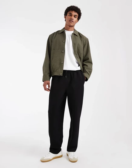 Мужские трикотажные брюки ASOS Design, черные