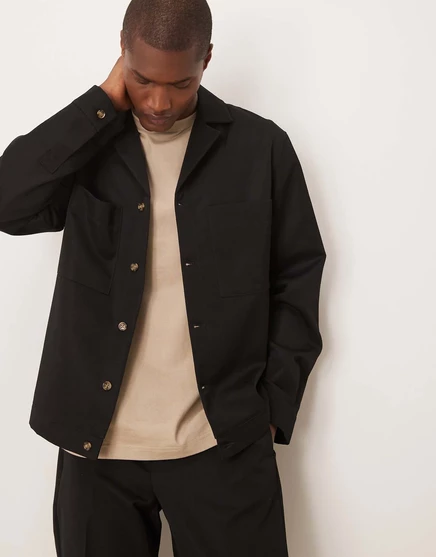 ДИЗАЙНЕРСКИЙ костюм revere harrington от ASOS в черном цвете - часть комплекта black