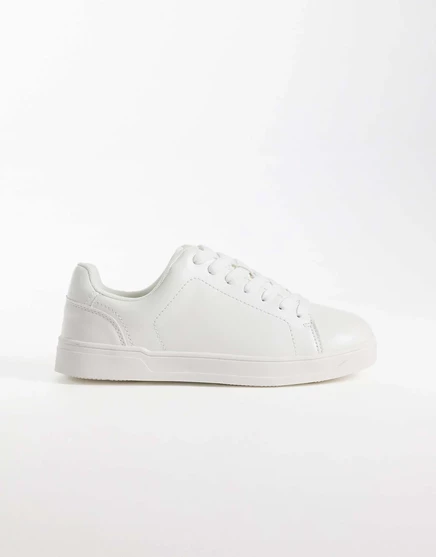 Кроссовки ASOS DESIGN Delta на шнуровке белого цвета white