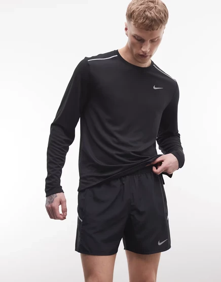 Мужские шорты Nike Running Miler 5″, черные