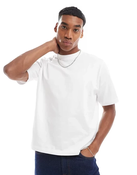 Мужская футболка Cotton On Cropped Fit, белая