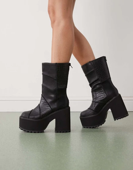 Черные сапоги Buffalo Killah patch black