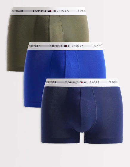 Мужские трусы Tommy Hilfiger Signature 3 шт., тёмно-синий/хаки/синий