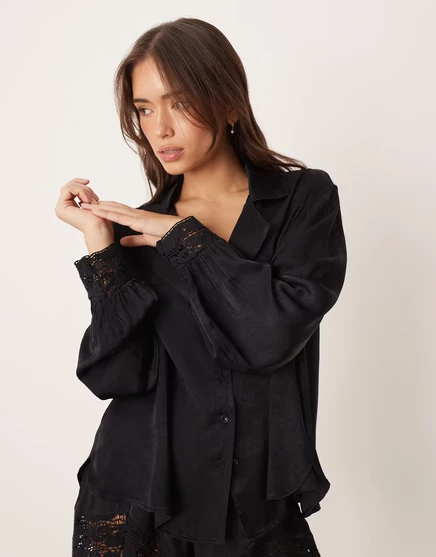 Женская ночная рубашка Free People Midnight Muse, черная