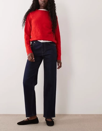 Женские джинсы Miss Selfridge прямого кроя, индиго