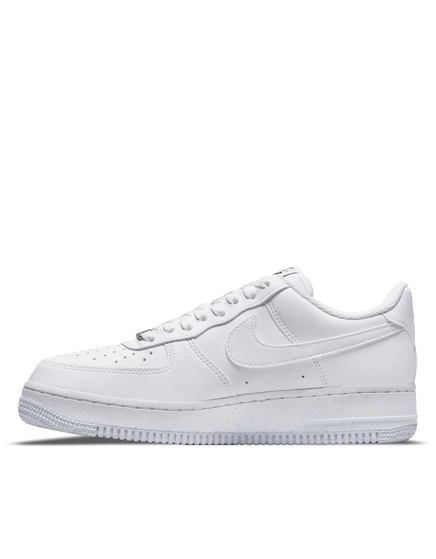 Кроссовки Nike Air Force 1 '07 с амортизацией Air, белые с черным металлик