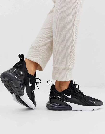 Черные кроссовки Nike Air Max 270 white