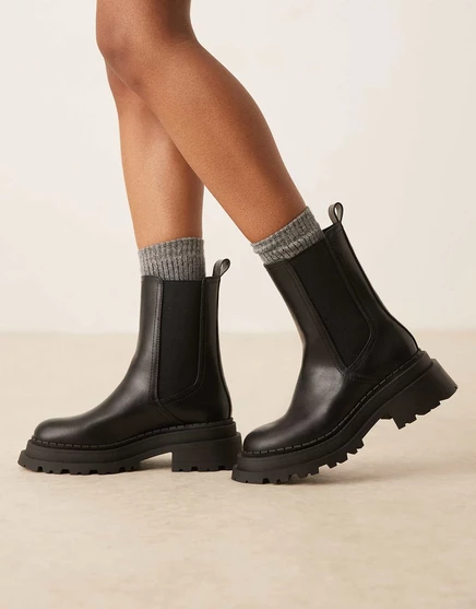 Массивные ботинки Челси Alfie от ASOS DESIGN черного цвета black