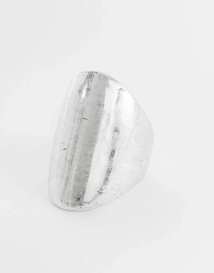 Женское кольцо ASOS Design Clean, серебристое