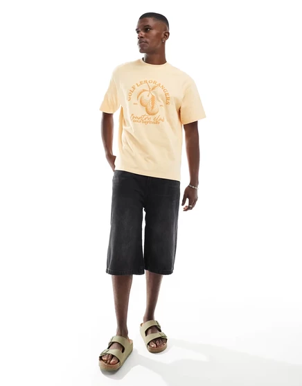 Мужские джинсовые шорты Cotton On Super Baggy, черные