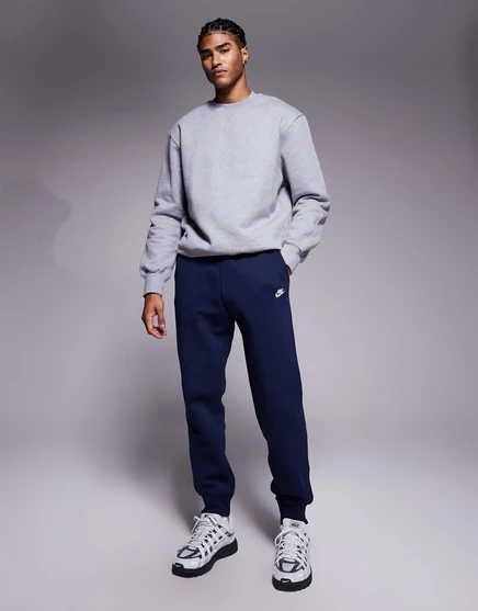Мужские спортивные штаны Nike Club, тёмно-синие