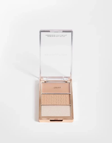 Женская палетка бронзеров revolution bronze icon divine fair