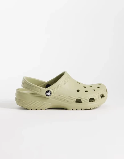 Женские сабо Crocs Classic, темно-зеленые