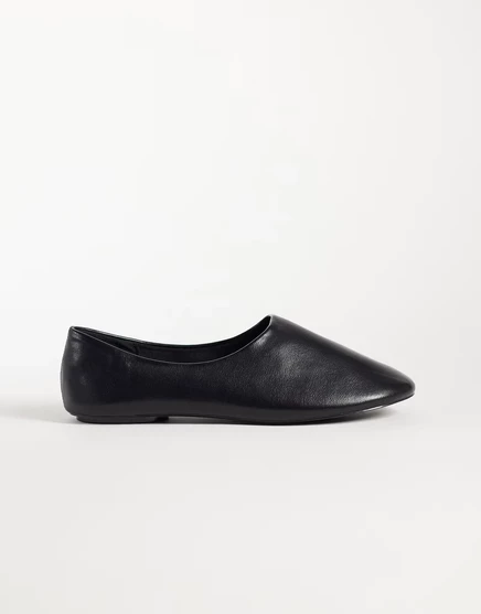Женские балетки Glamorous Wide Fit, черные