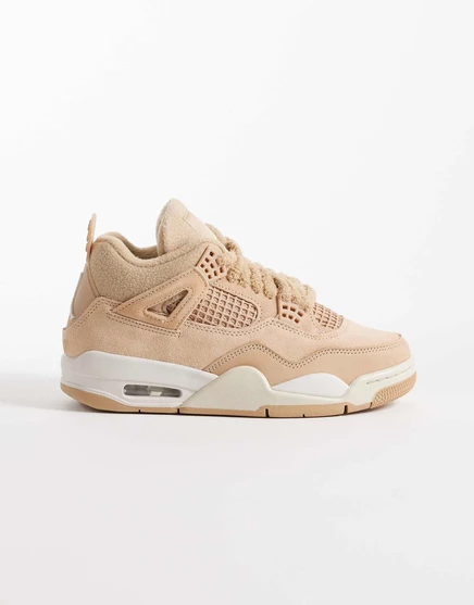 Кроссовки Nike Air Jordan 4 в стиле ретро бежевого цвета beige