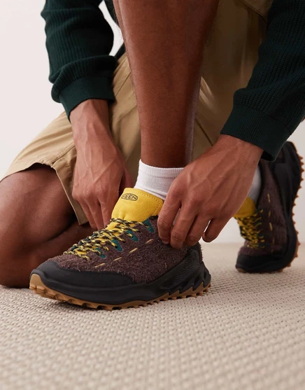 Мужские кроссовки Keen Jasper Zionic из замши, коричневые