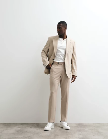 Мужские брюки ASOS Design FlexMax узкие, песочные
