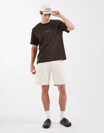 Мужские джинсовые шорты Selected Baggy, экрю