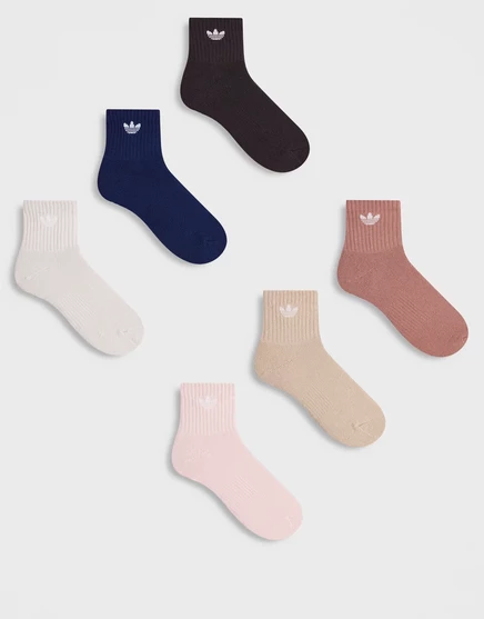 носки adidas Originals Trefoil 2.0 в упаковке по 6 штук в упаковке multi multi