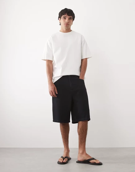 Мужские джинсовые шорты ASOS Design свободного кроя, синие