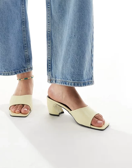 Женские мюли Raid Wide Fit Saanvi, масляно-желтые